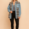 LILY | Oversized Checked Shirt Blouse
