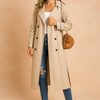 Lena | Long trench coat in urban style