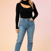 Lena | Sweater with a cutout neckline