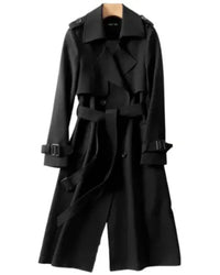 Leonoran | Women's Warm Trench Coat | Long