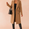 Madison | Tailored Double-Breasted Longline Women’s Blazer Coat
