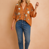 Maja | Shirt blouse with a floral print