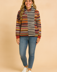 Mara | Colorful Hooded Sweater