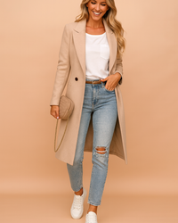 Natalie | Classic double-breasted coat
