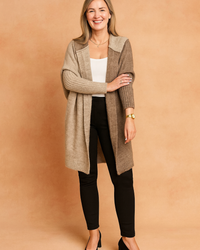 Maureen | Long Hooded Cardigan