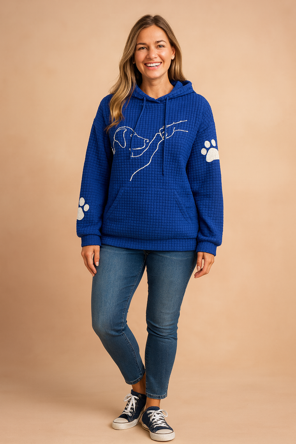 Max | Dog and Paws Sweatshirt for Animal Lovers
