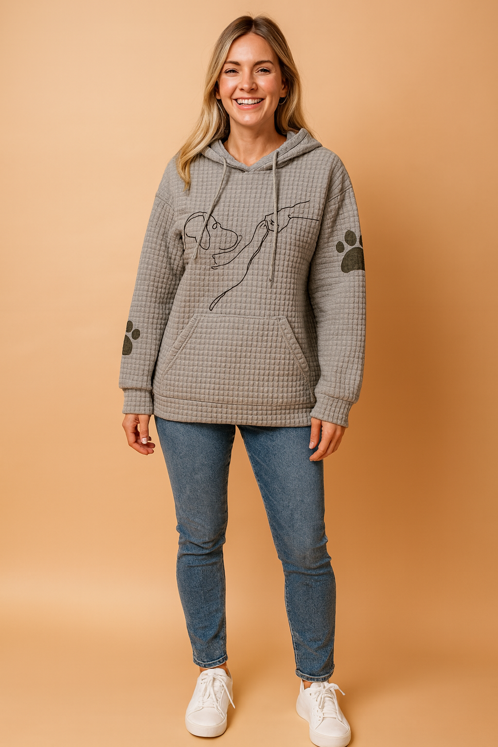 Max | Dog and Paws Sweatshirt for Animal Lovers