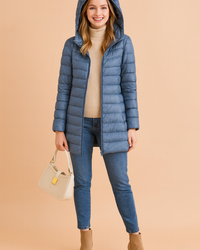 Mira | Long Winter Jacket with Hood