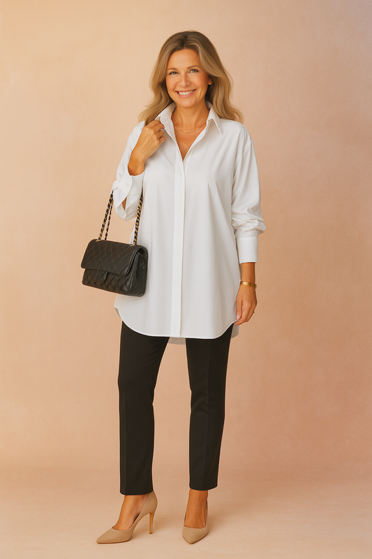 Monaco | Elegant oversized shirt blouse
