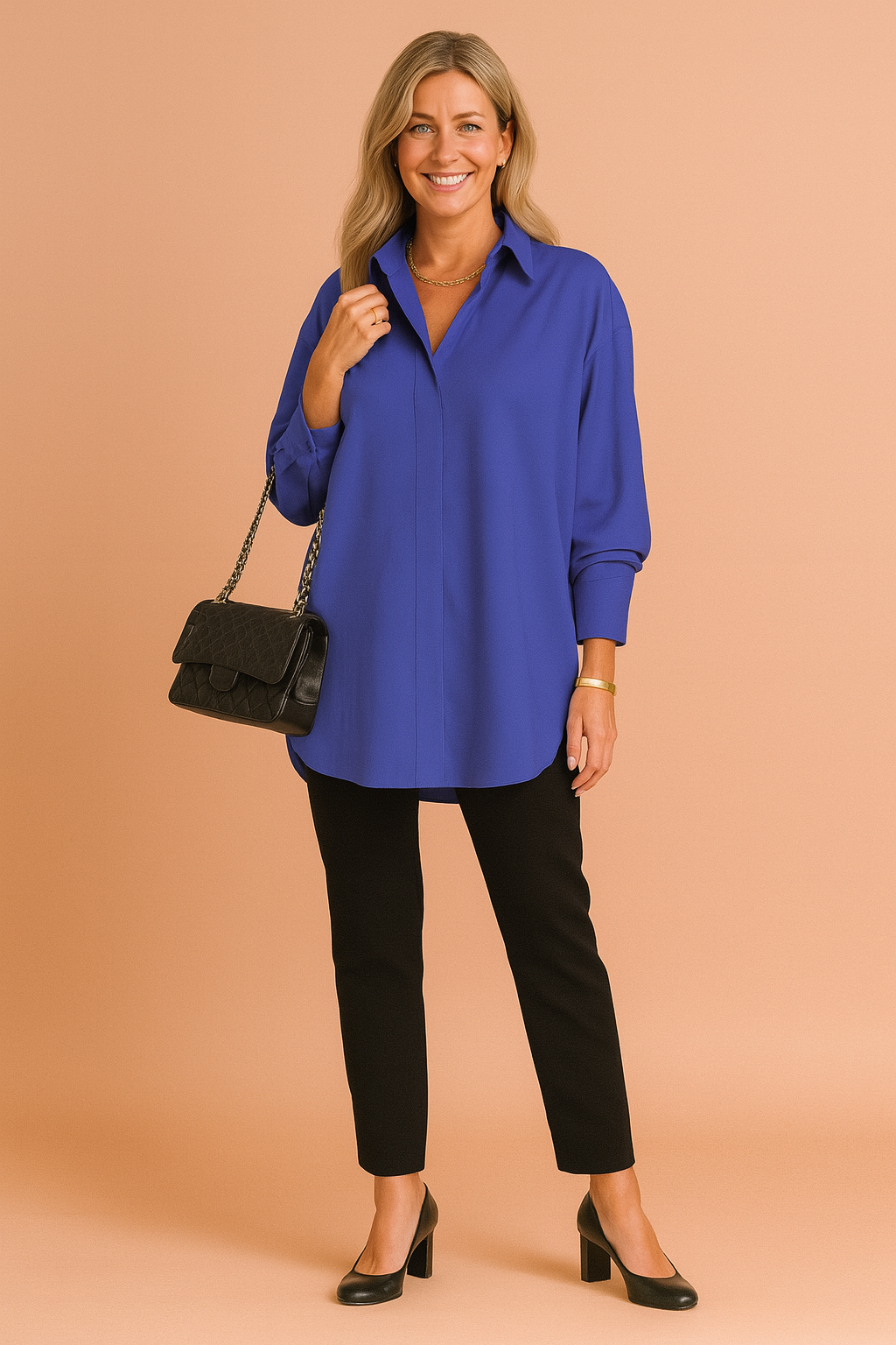 Monaco | Elegant oversized shirt blouse
