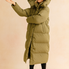 Audrey | Long Quilted Winter Jacket with Hood
