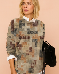 Nadia | Artistic Print Sweater