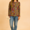 Nadia | Sweater with a Fashionable Print and Classic Cut