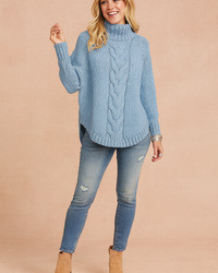 Oliwia | Oversized turtleneck sweater
