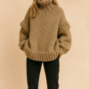 Priscilla | Oversize Chunky Knit Pullover | Warm Turtleneck Sweater