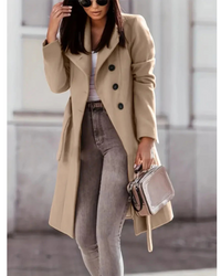 Rookie | Women's Long Warm Trench Coat | Winter