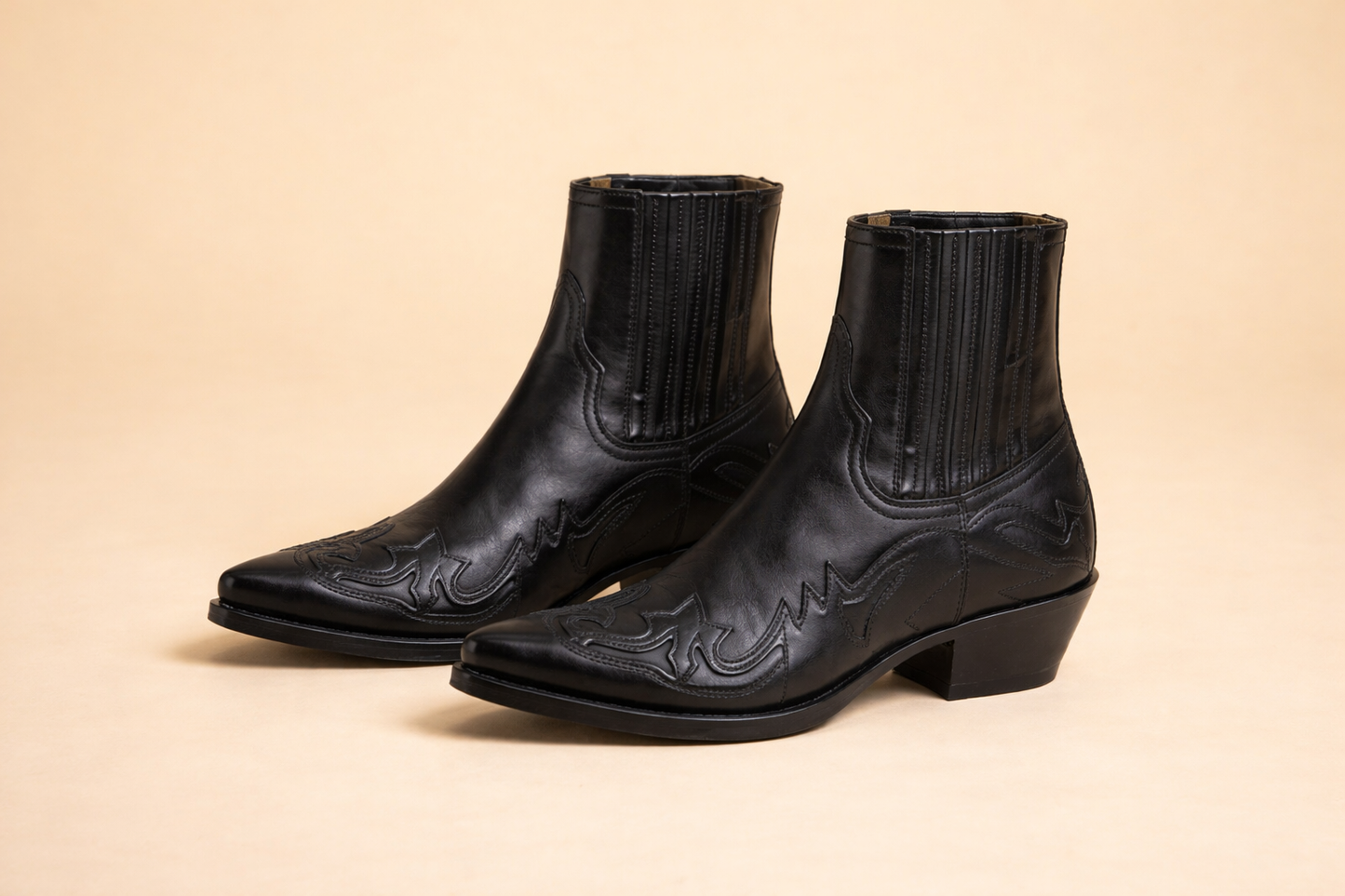 SARAH | Leather Cowboy Boots Women