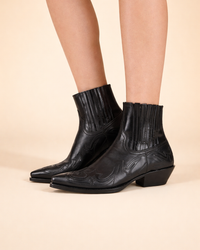 SARAH | Leather Cowboy Boots Women