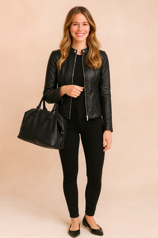 Sandra |  Classic jacket with  minimalist style