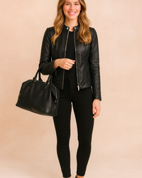 Sandra |  Classic jacket with  minimalist style
