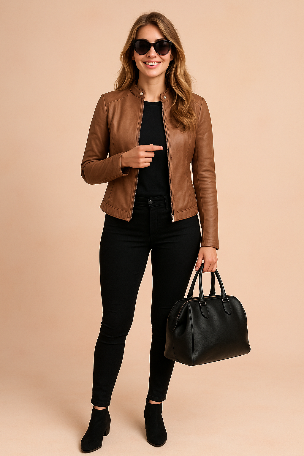 Sandra |  Classic jacket with  minimalist style