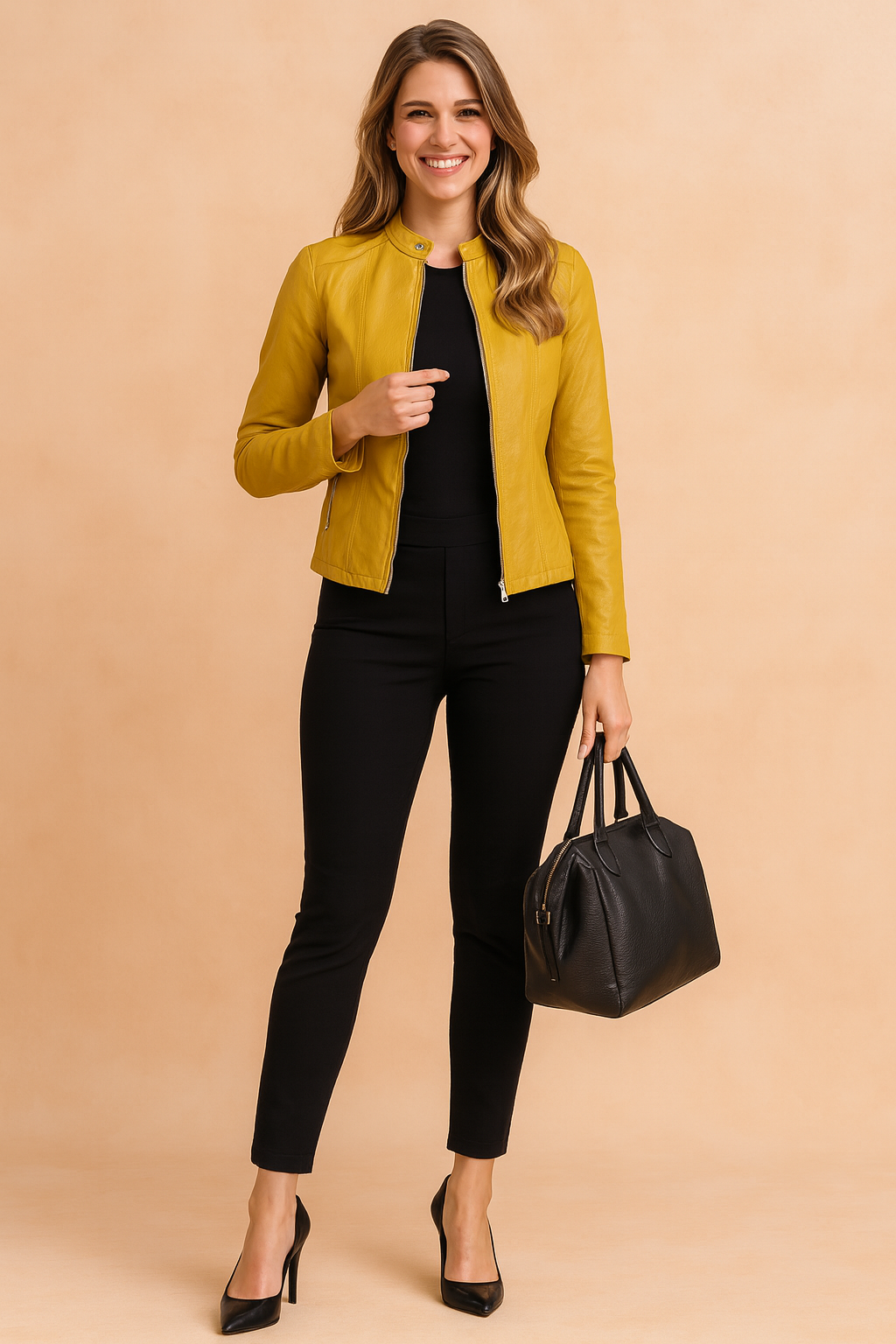 Sandra |  Classic jacket with  minimalist style