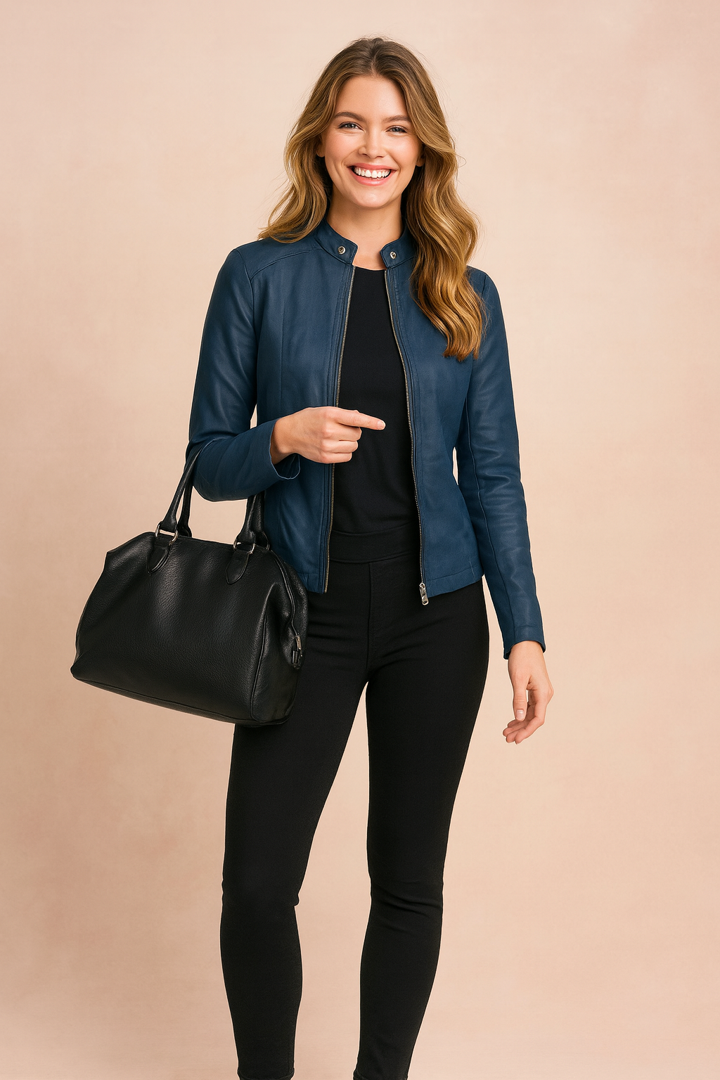 Sandra |  Classic jacket with  minimalist style