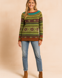 Selena | Sweater with a Bold Print