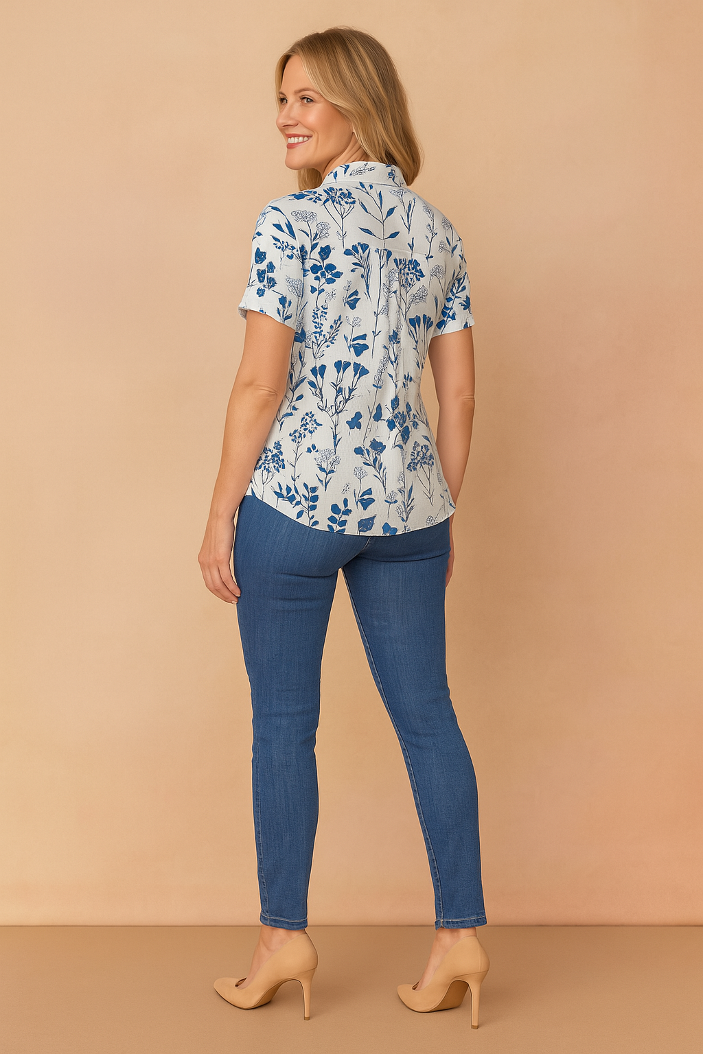 Siena | Casual short-sleeved shirt blouse