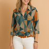Tessa | Artistic Blouse with a Bold Pattern