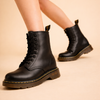 Noemi | Unisex Insulated Lace-Up Ankle Boots with All-Day Comfort