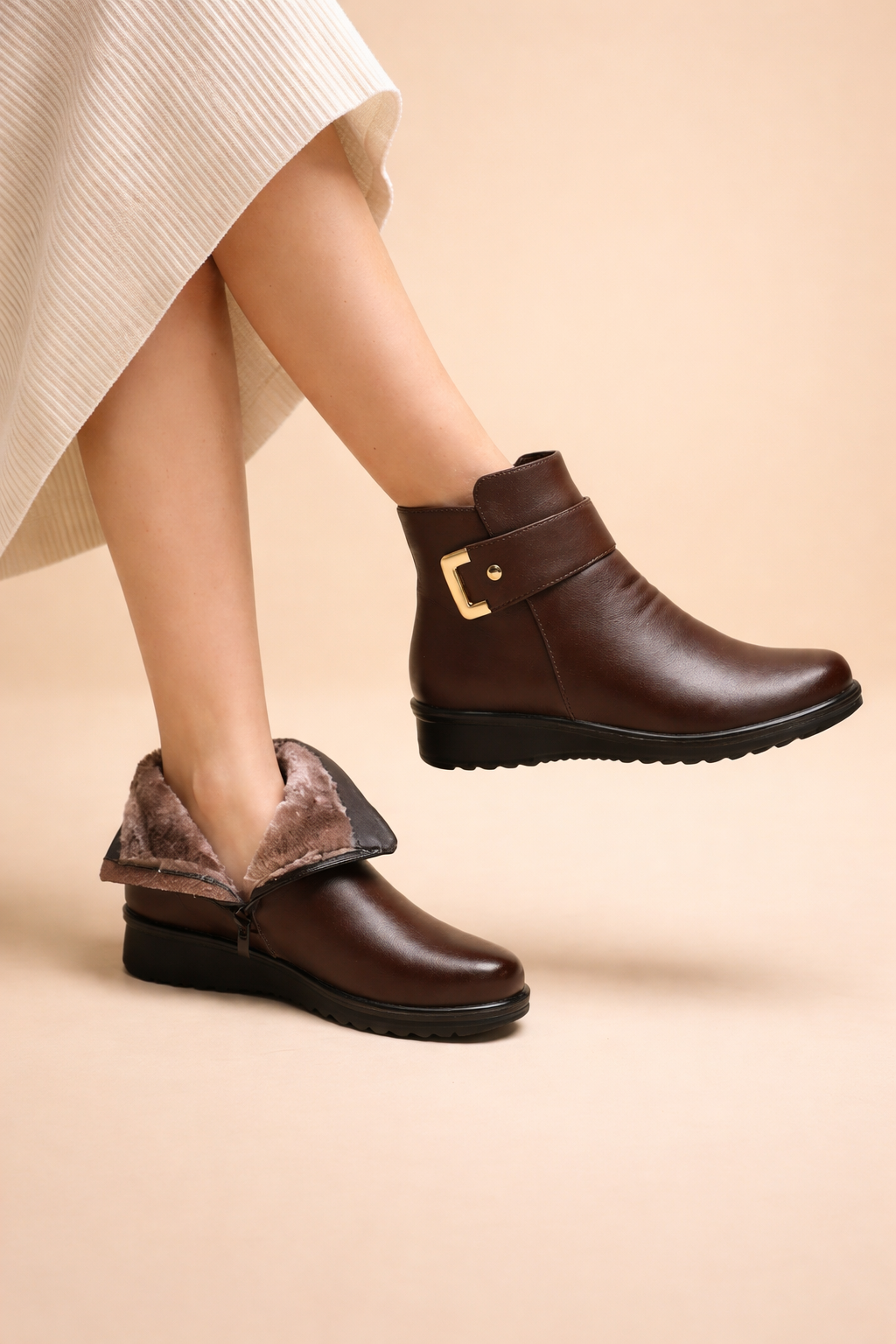 Joan| Women’s Cozy Water-Resistant Snow Boots with Plush Warm Lining