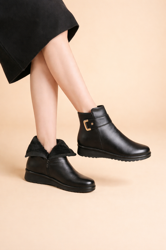 Joan| Women’s Cozy Water-Resistant Snow Boots with Plush Warm Lining