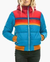 Women's Hooded Quilted Jacket with Zipper - Stylish and Functional Outerwear