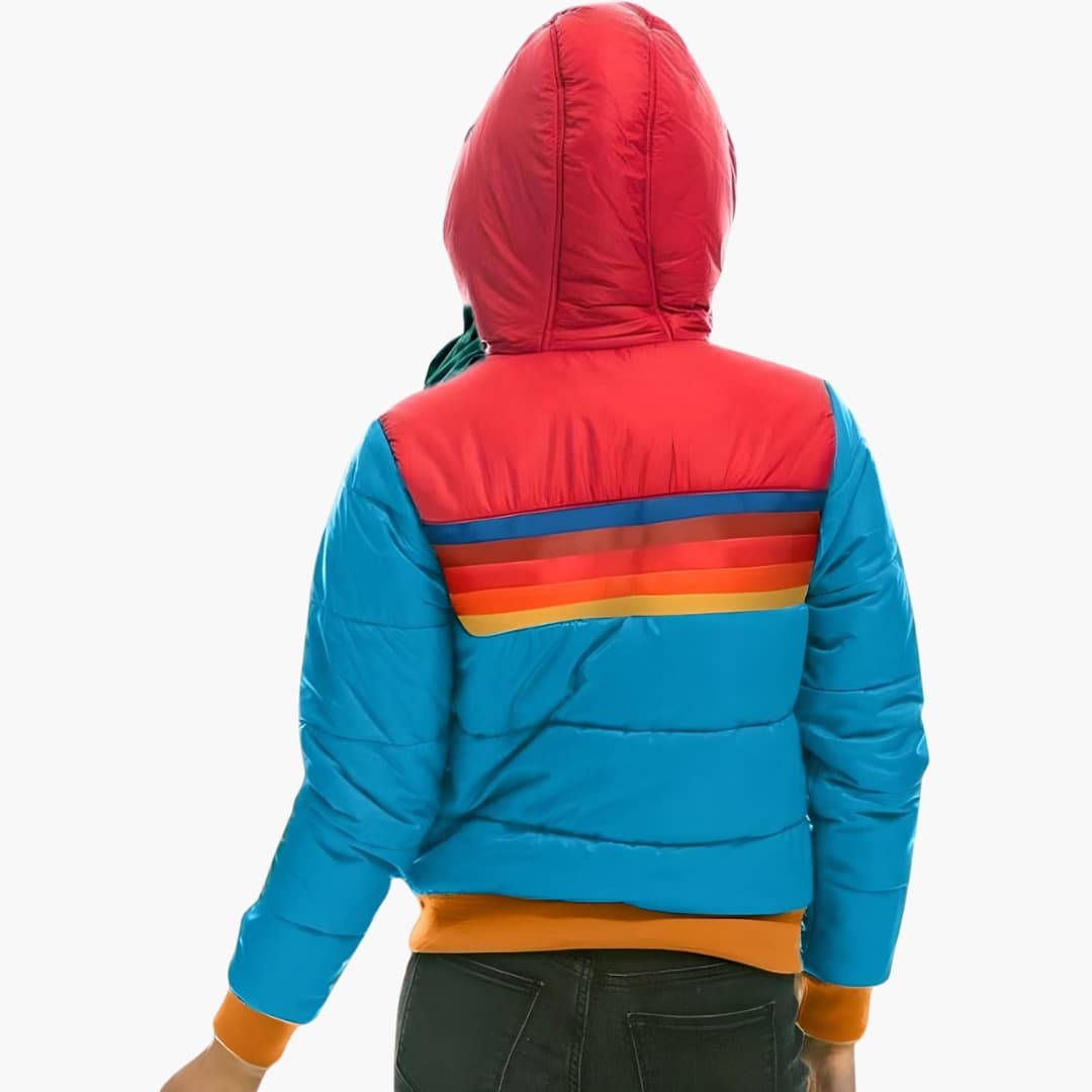 Women's Hooded Quilted Jacket with Zipper - Stylish and Functional Outerwear