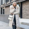 Women's Quilted Winter Coat with Hood - Stylish and Warm Outerwear