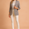 Women's Stylish Jacket with Shawl Collar Lightweight High-Quality Fabric