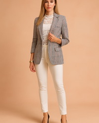 Women's Stylish Jacket with Shawl Collar Lightweight High-Quality Fabric