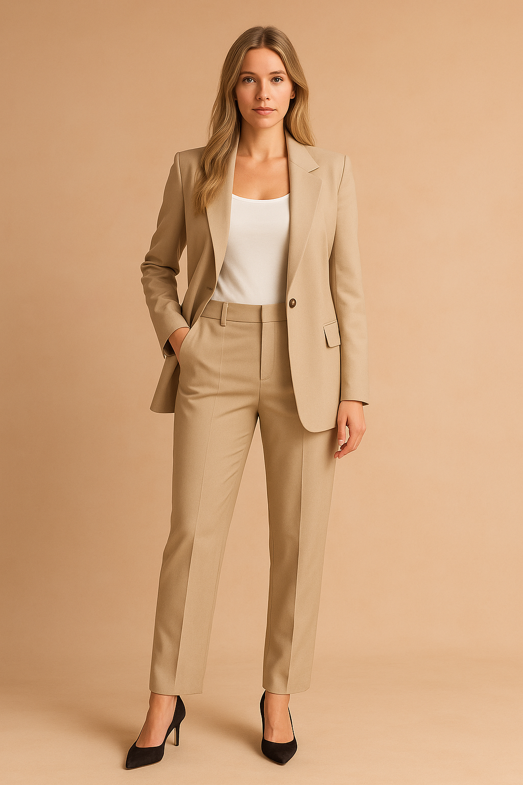 Women's Suit Modern Fitted Design High-Quality Fabric