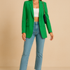 Women's Versatile Blazer Lightweight Fabric for Everyday Wear