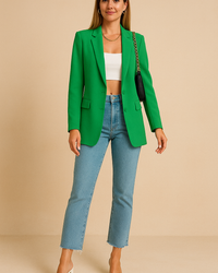 Women's Versatile Blazer Lightweight Fabric for Everyday Wear