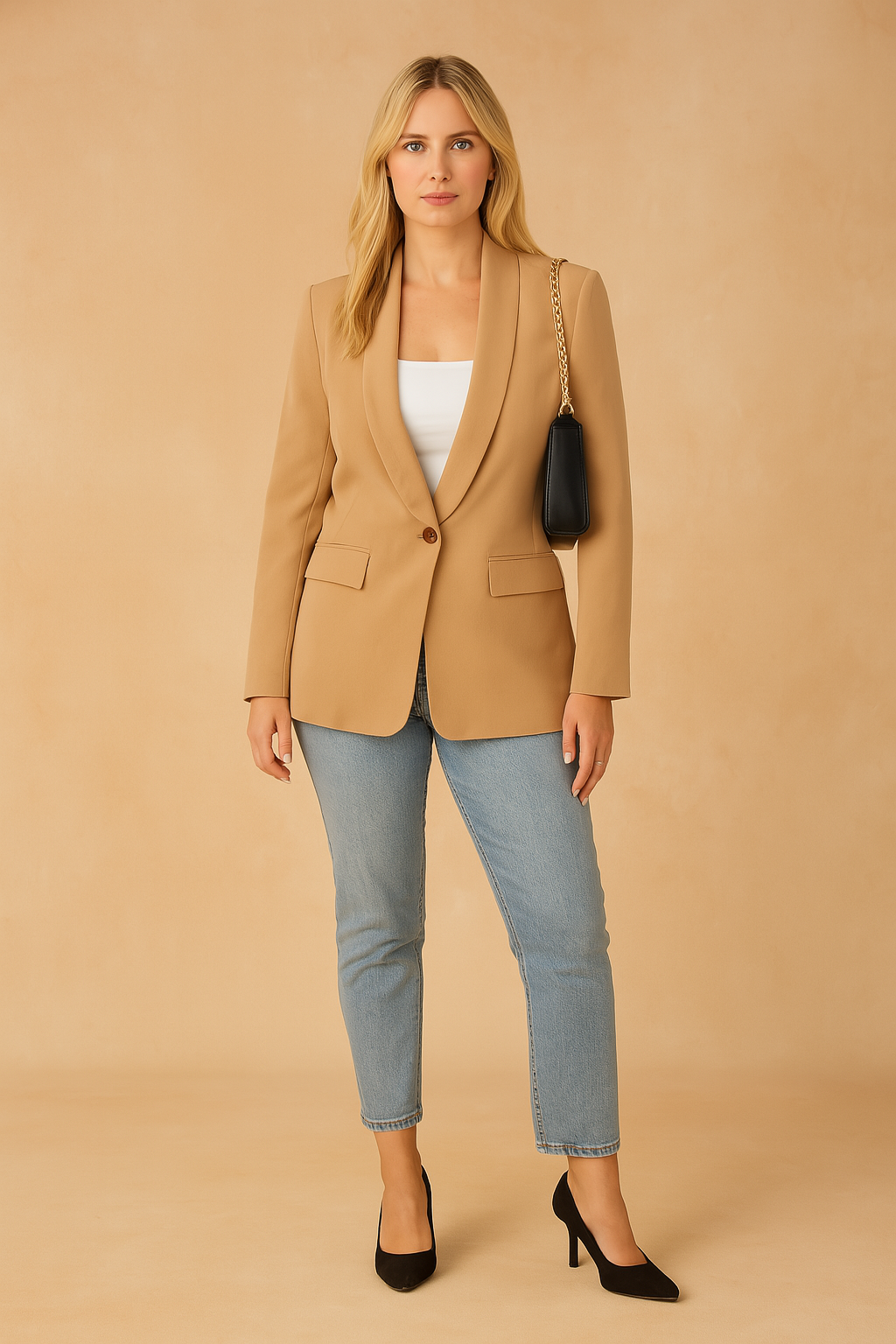 Women's Versatile Blazer Lightweight Fabric for Everyday Wear