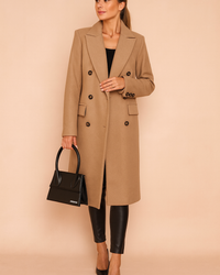 Jane | Tailored Double-Breasted Longline Blazer Jacket