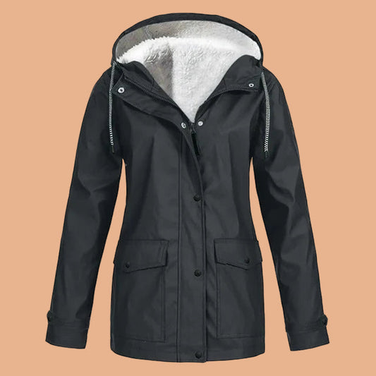 Brooke | Hooded Mid-Length Women’s Utility Jacket