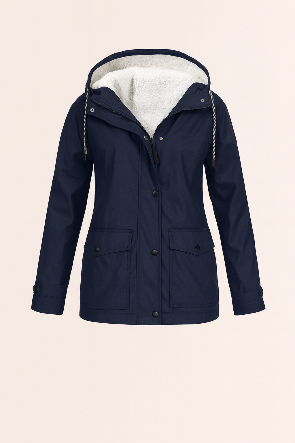 Brooke | Hooded Mid-Length Women’s Utility Jacket