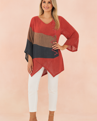Ysabel | Asymmetric tunic with decorative side detail