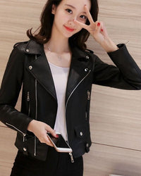 Lauren | Classic Moto-Style Women’s Fitted Jacket