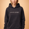 Lena | Oversized hoodie with motivational slogan