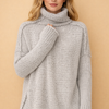 Kalina | Turtleneck tunic sweater with a loose fit