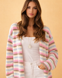 Angeline | Multicolored Knitted Sweater
